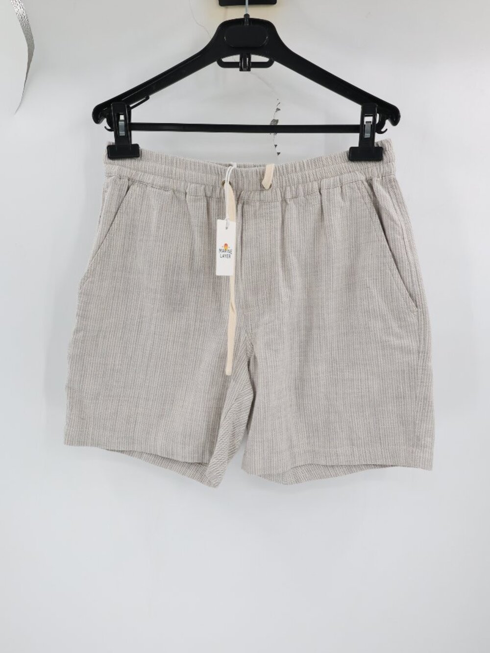 NWT Marine Layer Saturday Beach Shorts Men’s Small 6” Striped Drawstring Comfort